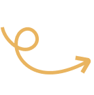 Hand-drawn yellow arrow looping upward and pointing to the right.